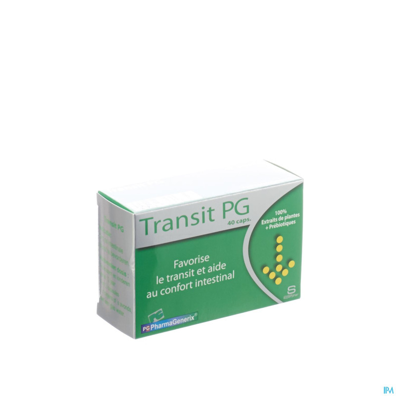 Transit pg pharmagenerix blister caps 40