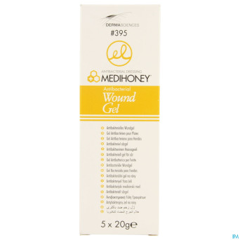 Medihoney gel a/bact pour plaies    tube  5x20g