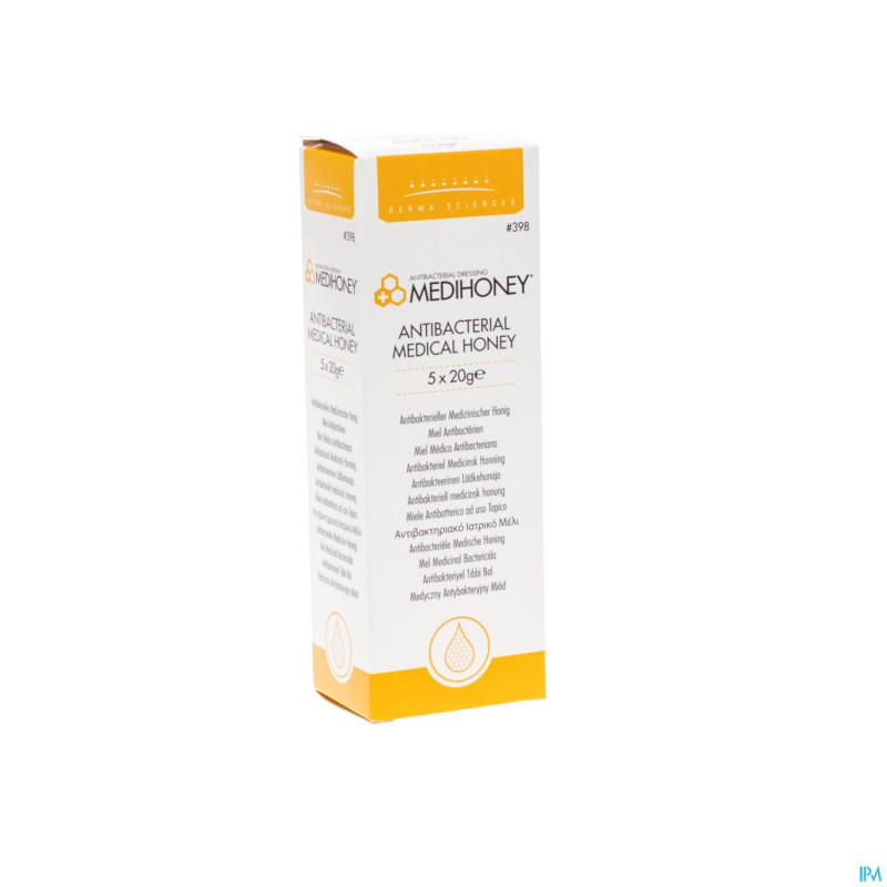 Medihoney miel antibacterien gel    tube 5x20g
