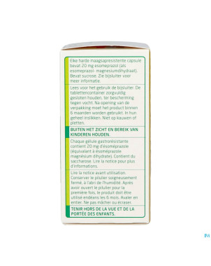 Esomeprazole teva caps gastro resistant fl 98x20mg