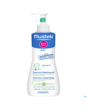 Mustela bb dermo nettoyant liq   500ml+100ml promo