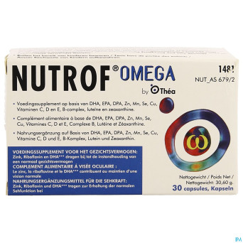 Nutrof omega suppl.alim.yeux caps 30 rempl.2580538