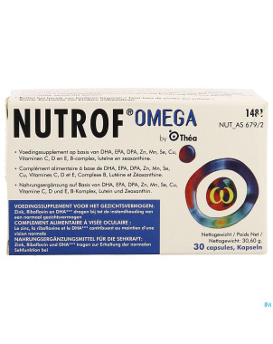 Nutrof omega suppl.alim.yeux caps 30 rempl.2580538