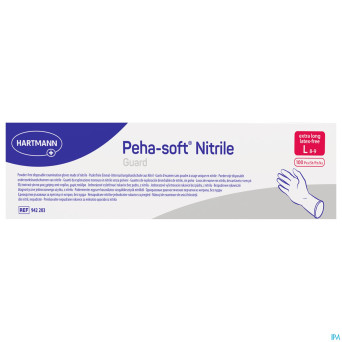 Peha soft gants nitrile guard l 100 9422034