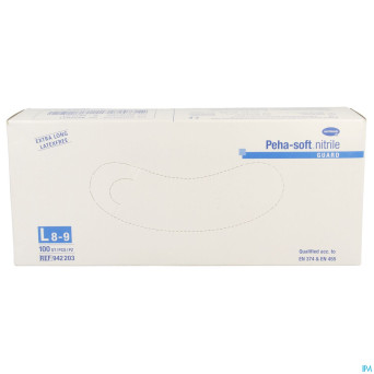 Peha soft gants nitrile guard l 100 9422034