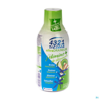 4321 ultra draineur pomme-kiwi 280ml