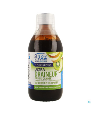 4321 ultra draineur pomme-kiwi 280ml