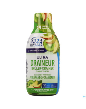 4321 ultra draineur pomme-kiwi 280ml