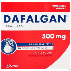 Dafalgan 500mg pi pharma comp efferv. 40 pip