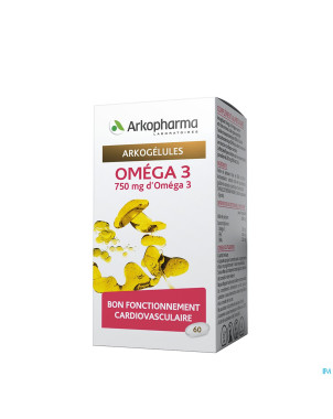 Arkogelules omega 3 origine marine 60 rempl.643668