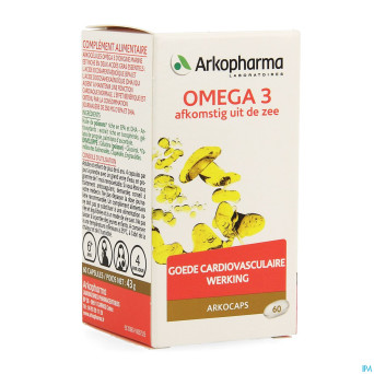 Arkogelules omega 3 origine marine 60 rempl.643668