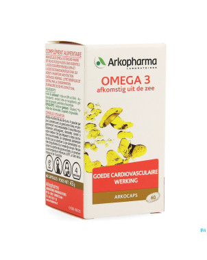 Arkogelules omega 3 origine marine 60 rempl.643668