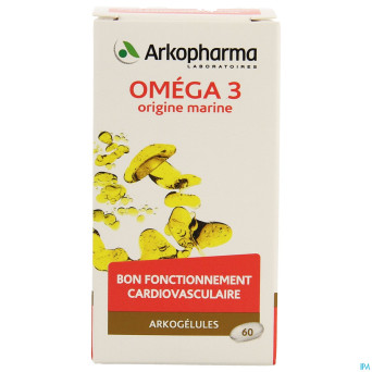 Arkogelules omega 3 origine marine 60 rempl.643668
