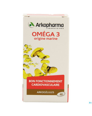 Arkogelules omega 3 origine marine 60 rempl.643668