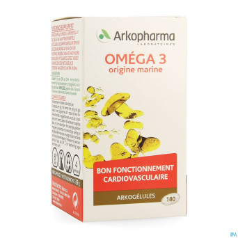 Arkogelules omega 3 origine marine    180