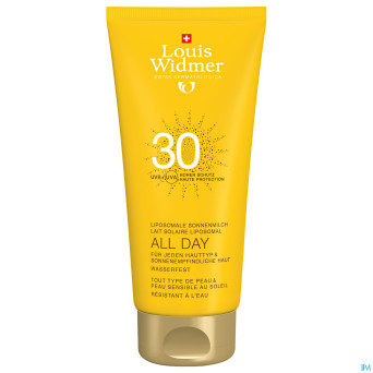 Widmer sun all day 30 parf    tube 200ml