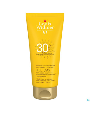Widmer sun all day 30 parf    tube 200ml