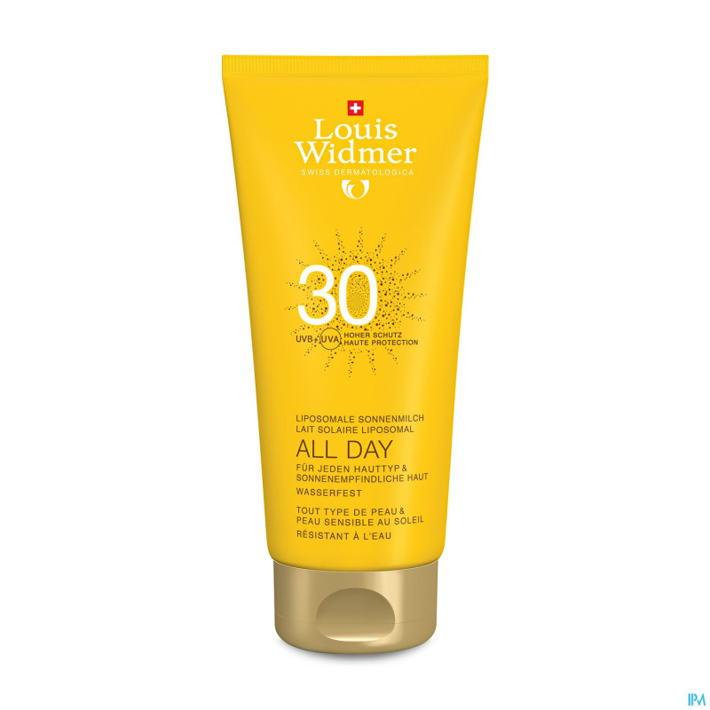 Widmer sun all day 30 n/parf    tube 200ml