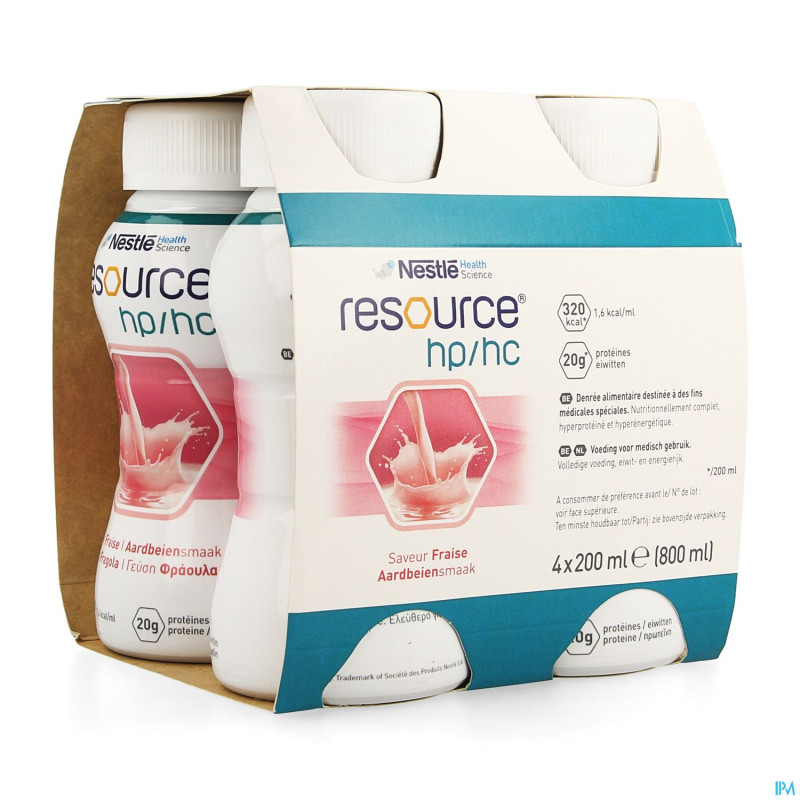 Resource hp hc fraise   bouteille 4x200ml