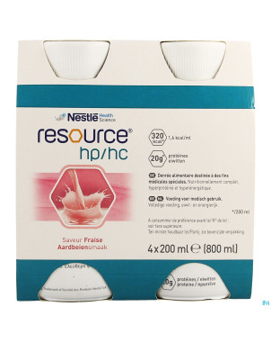 Resource hp hc fraise   bouteille 4x200ml