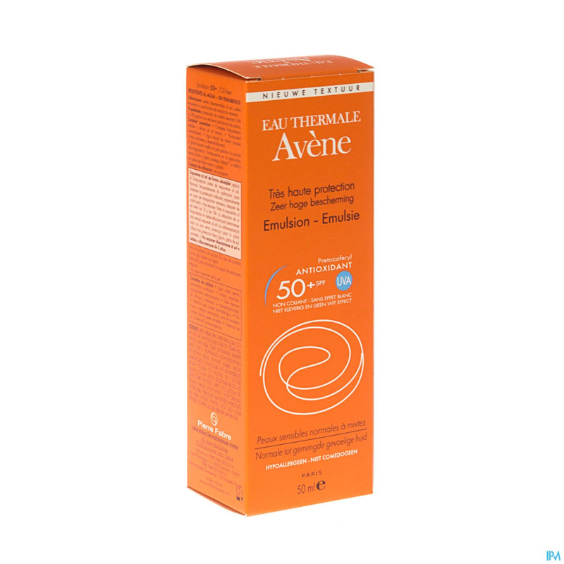 Avene emulsion sol ip50+ s/parf 50ml