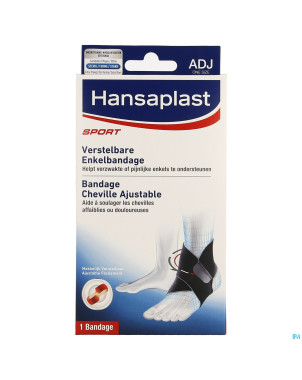 Hansaplast bandage cheville ajustable 1
