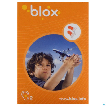 Blox avion enfant 1 paire prot.auditive a/pression