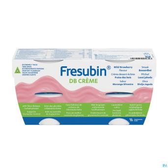 Fresubin db creme fraise de bois    pot 4x125g