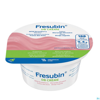 Fresubin db creme fraise de bois    pot 4x125g