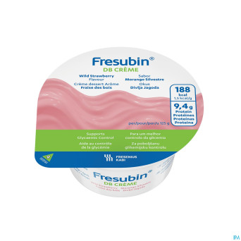 Fresubin db creme fraise de bois    pot 4x125g