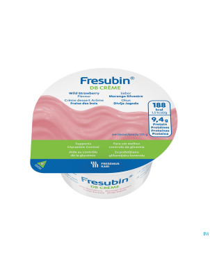 Fresubin db creme fraise de bois    pot 4x125g