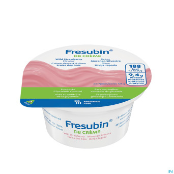 Fresubin db creme fraise de bois    pot 4x125g