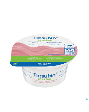 Fresubin db creme fraise de bois    pot 4x125g