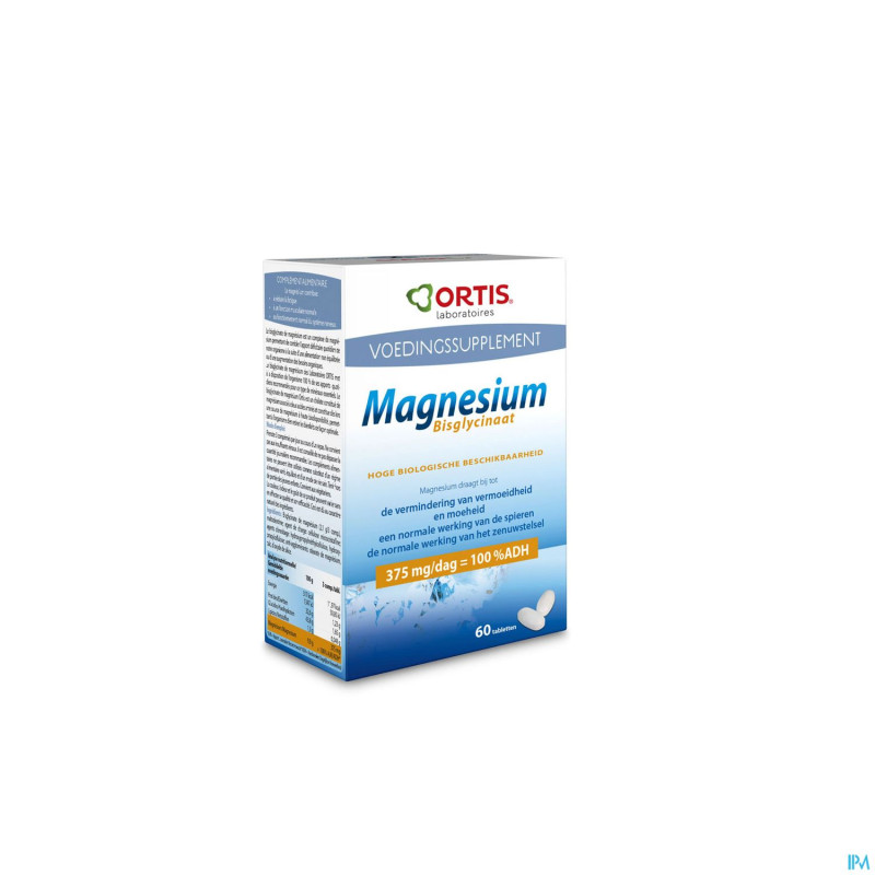 Ortis magnesium bisglycinate comp 60