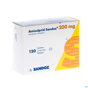 Amisulprid sandoz 200 mg tabl 150
