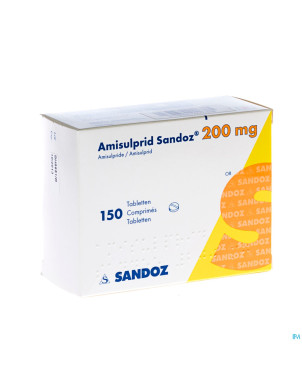 Amisulprid sandoz 200 mg tabl 150