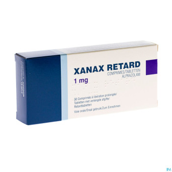 Xanax retard pi pharma comp 30x1,00mg pip