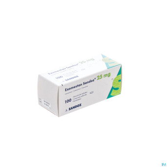 Exemestan sandoz 25 mg comp pell 100 x 25 mg