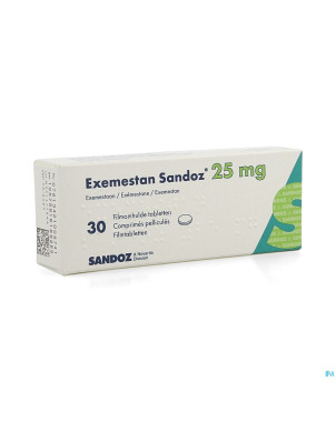 Exemestan sandoz 25 mg comp pell 30 x 25 mg