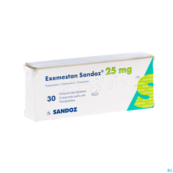 Exemestan sandoz 25 mg comp pell 30 x 25 mg