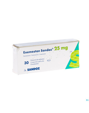 Exemestan sandoz 25 mg comp pell 30 x 25 mg