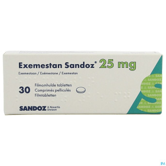 Exemestan sandoz 25 mg comp pell 30 x 25 mg