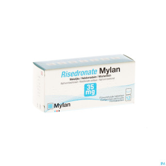 Risedronate mylan hebdo 35mg comp pell 12