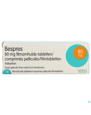 Bespres  80mg comp pell  98x 80mg