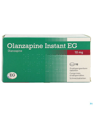 Olanzapine instant 10mg eg comp orodisp 98x10mg