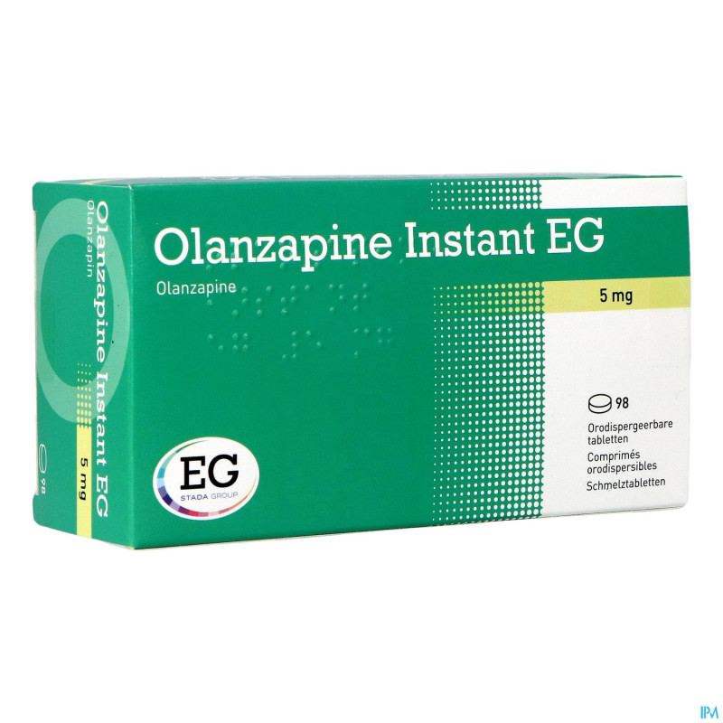 Olanzapine instant 5mg eg comp orodisp 98x5mg