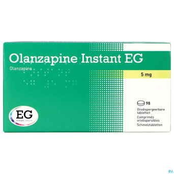 Olanzapine instant 5mg eg comp orodisp 98x5mg
