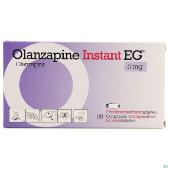 Olanzapine instant 5mg eg comp orodisp 98x5mg