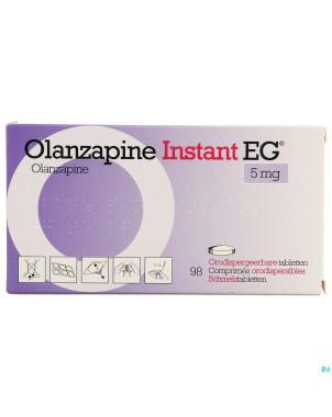 Olanzapine instant 5mg eg comp orodisp 98x5mg