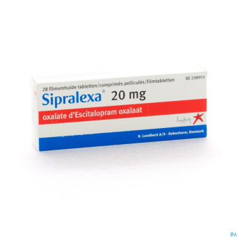 Sipralexa 20 mg tabl  28 x 20 mg